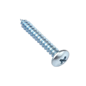 DIN7981 Blue And White Zinc Pan Head Self Tapping Screws with Cross Recessed