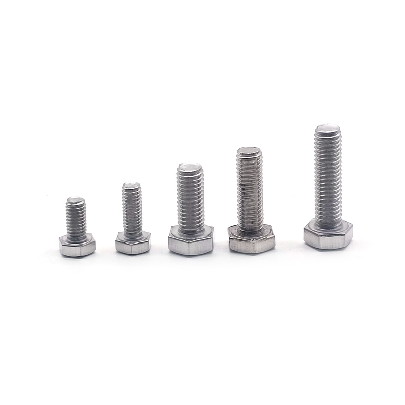 Stainless Steel 304 DIN933 M6x16mm A2-70 Hex Head Bolts