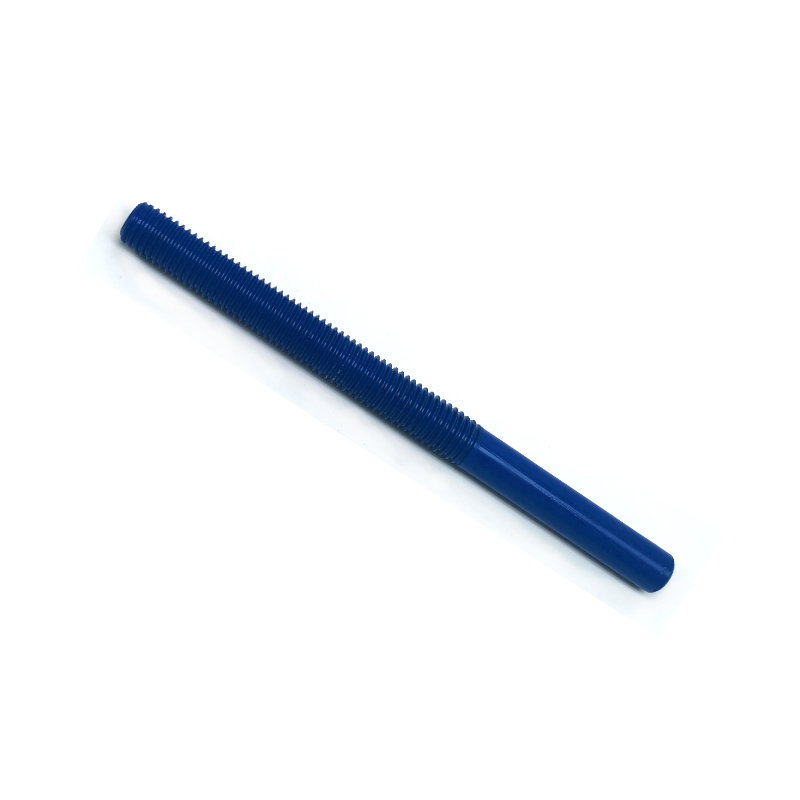 Teflon Carbon Steel One Sided Threaded Stud Rod Bolts with Nuts 