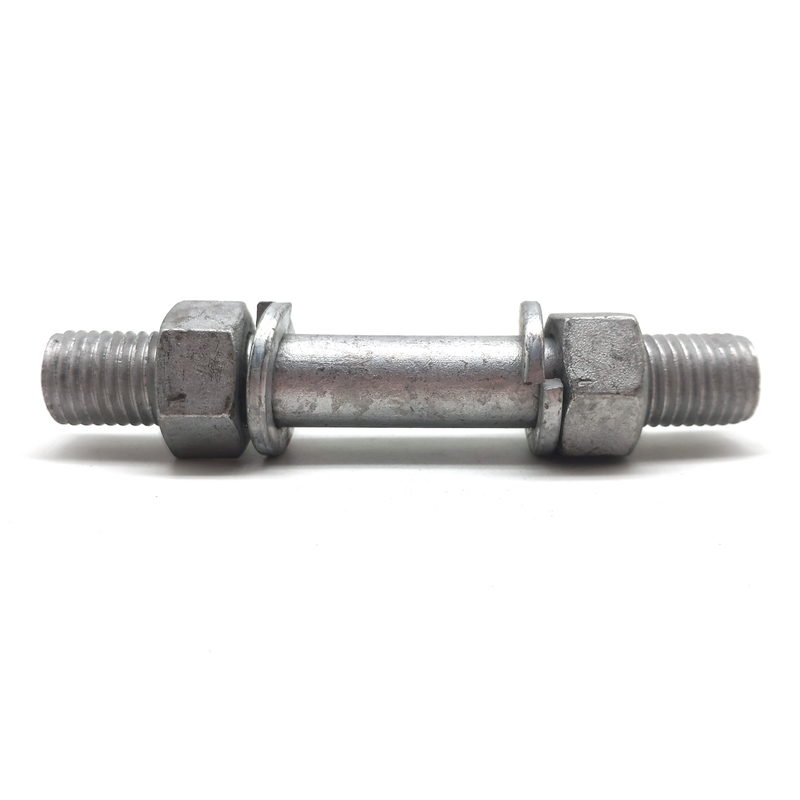 Carbon Steel Double Sided Threaded Rod Ended Bolts and Nuts