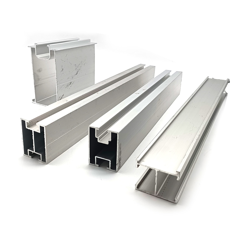 Chinese Customized AL6005 Short Aluminum Extrusion Profiles for Solar Mounting System