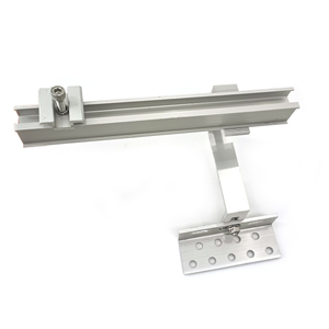 Solar Panel Aluminum Adjustable Roof Hook And Rail Solar Bracket for Roof Mounting System