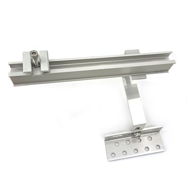 Solar Panel Aluminum Adjustable Roof Hook And Rail Solar Bracket for Roof Mounting System