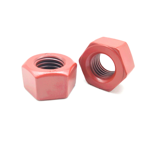 ASTM A194/A194M 2H 2HM Red Teflon Hex Head Nut