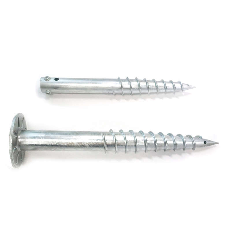 Customized Short Helical Piles Solar Ground Mount Ground Screw