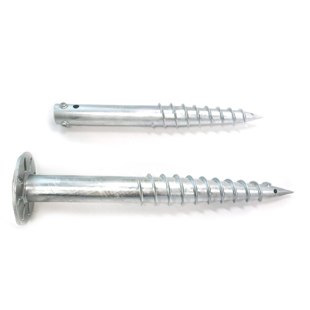 Customized Short Helical Piles Solar Ground Mount Ground Screw