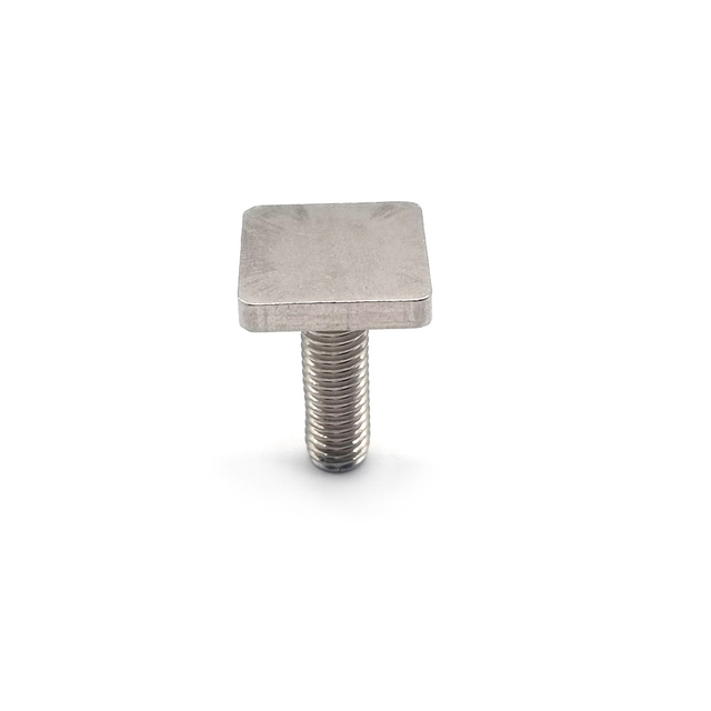 Stainless Steel SS201/304 Flat Square Head Short Bolt