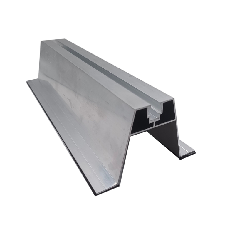 Solar Panel Mounting Structure Frame AL6005/AL6063 Trapezoidal Aluminum Rail Profile