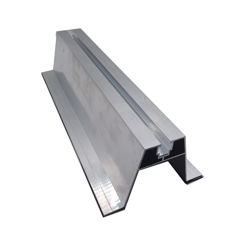 Solar Panel Mounting Structure Frame AL6005/AL6063 Trapezoidal Aluminum Rail Profile