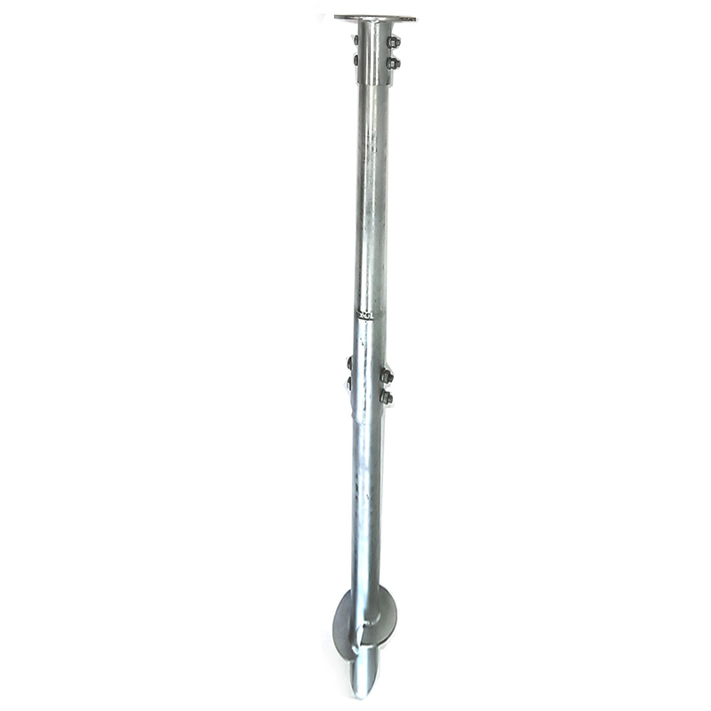 Large Spiral Blades HDG Ground Piles Screw Foundation with Round Head