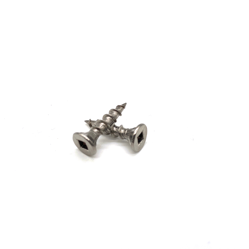 Stainless Steel 304 316 Square Recessed Countersunk Head Self Tapping Screws