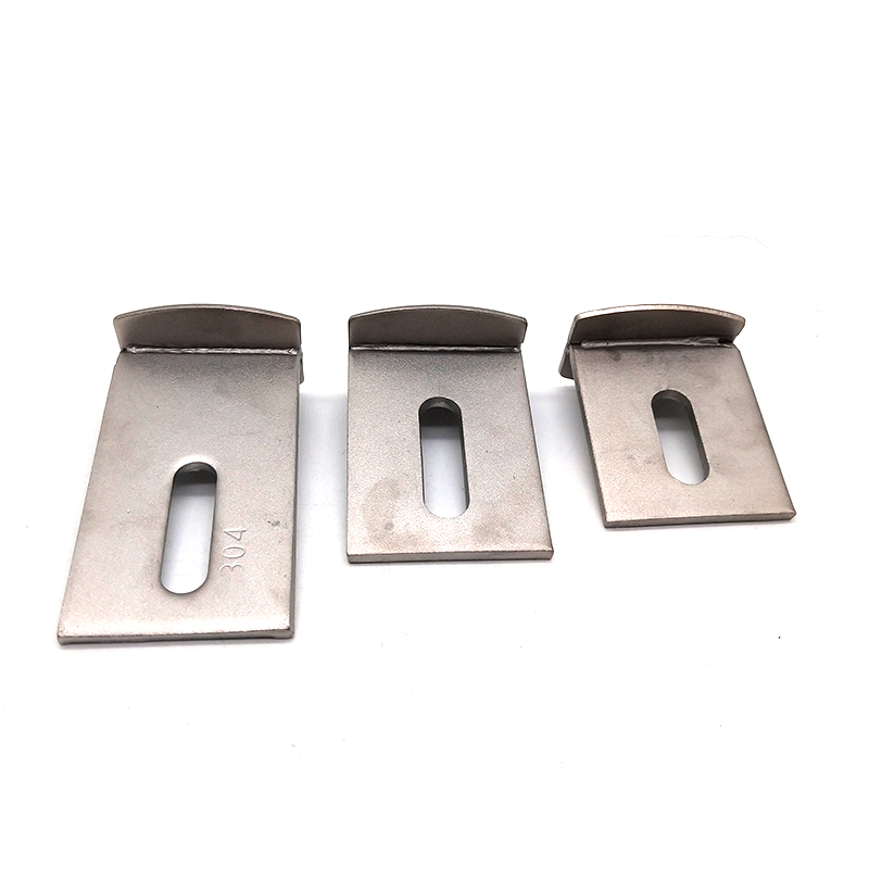 Stainless Steel SS304 90 Degree L Type Corner Brace Angle Bracket / Deck Hardware Brackets