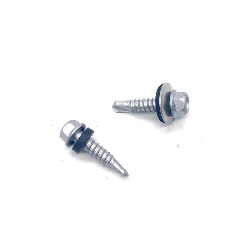SS316+SCM435 M6 M5.5 Hex Head Composite Self Drilling Bi-Metal Screw