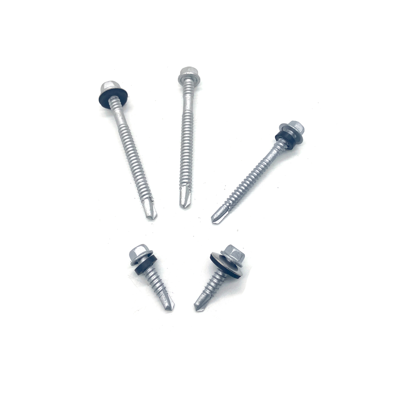 Hex Flange Head Ruspert Self Drilling Bi-metal Screw with EPDM Washer