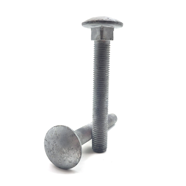 Carbon Steel Hot-dip Galvanizing Long Round Head Square Neck Coach Bolts