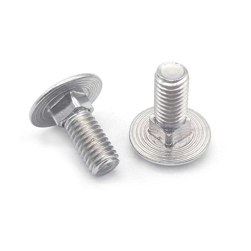 SS304 SS316 M8 25mm DIN603 Small Coach Bolts with Round Head Square Neck