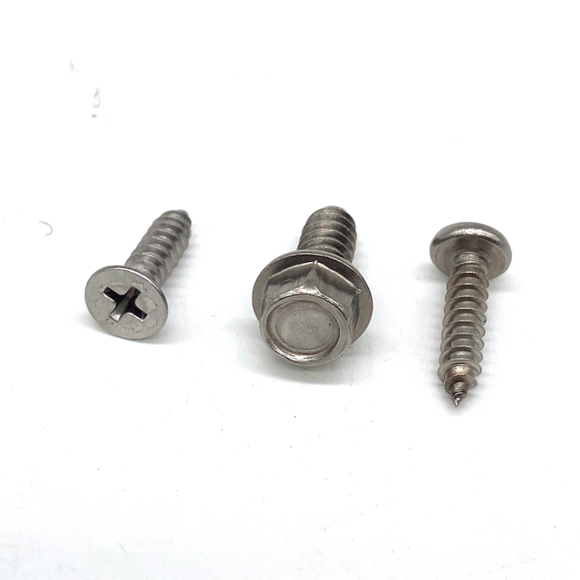 China Wholesale Ss304 Ss316 Pan Head Cross Self-Tapping Phillips Full Thread