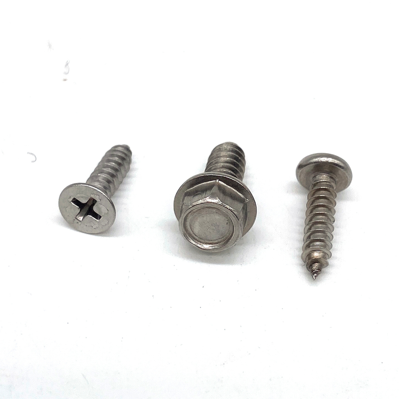 Stainless Steel A2-70 A4-80 Cross Recessed Pan Head Self Tapping Screws 