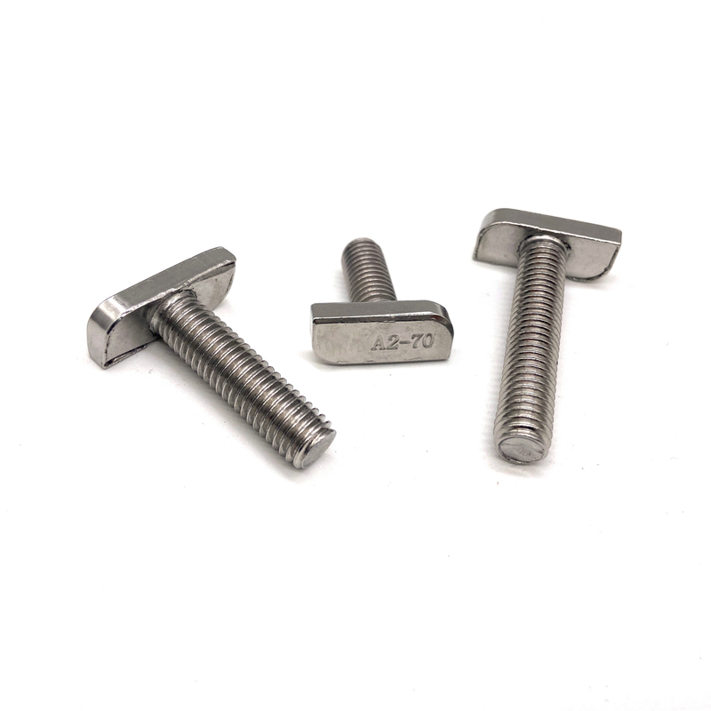 Customized Fastener Stainless Steel 304 316 A2-70 A4-70 T Head Type Bolt
