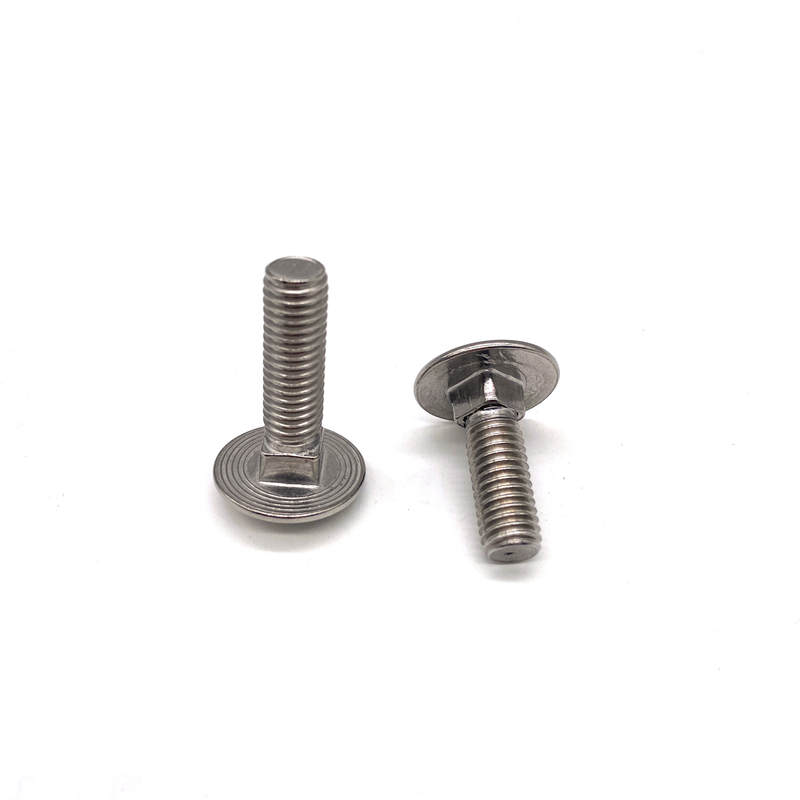 DIN603 M8 Round Mushroom Head Square Neck Stainless Steel Carriage Bolt Coach Bolt