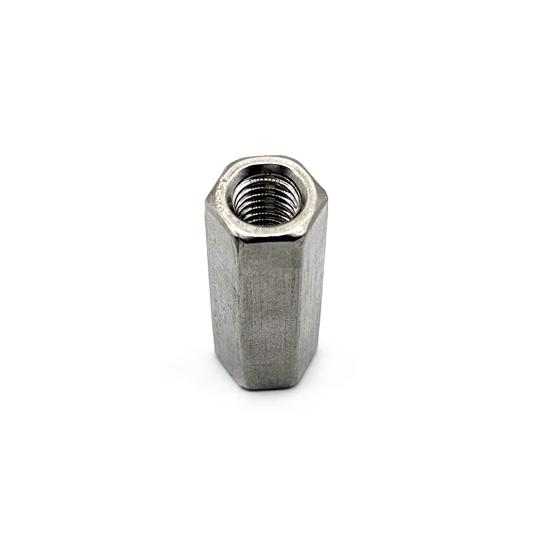 Long Hex Coupling Nut DIN6334 Customized Size Metric Stainless Steel 304 Hexagon Nut