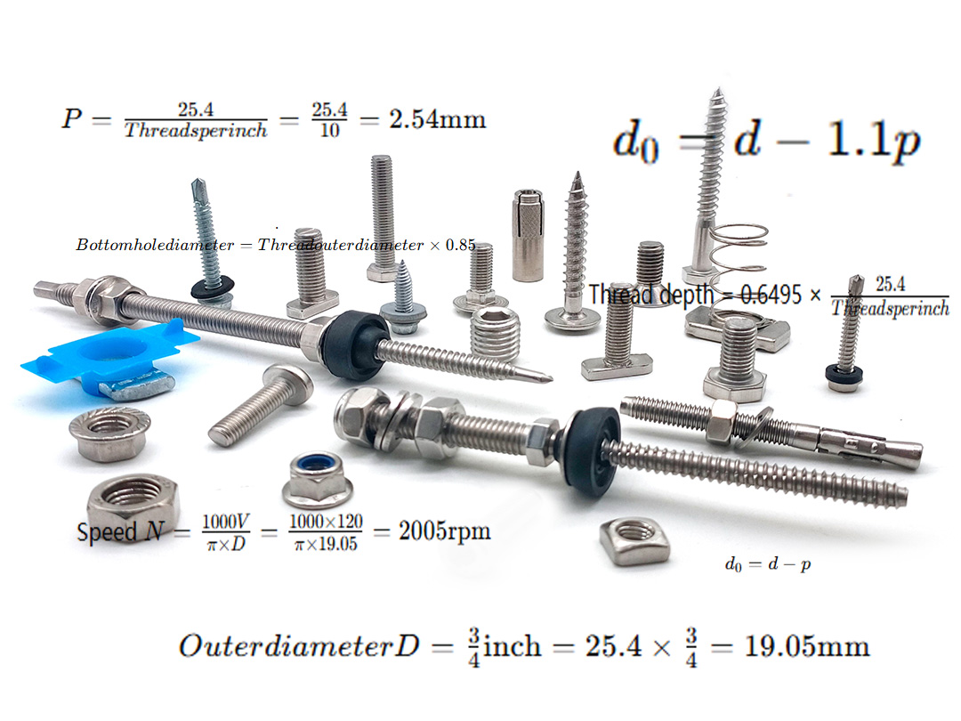 Thread Bottom Hole Diameter Empirical Formula Optimization