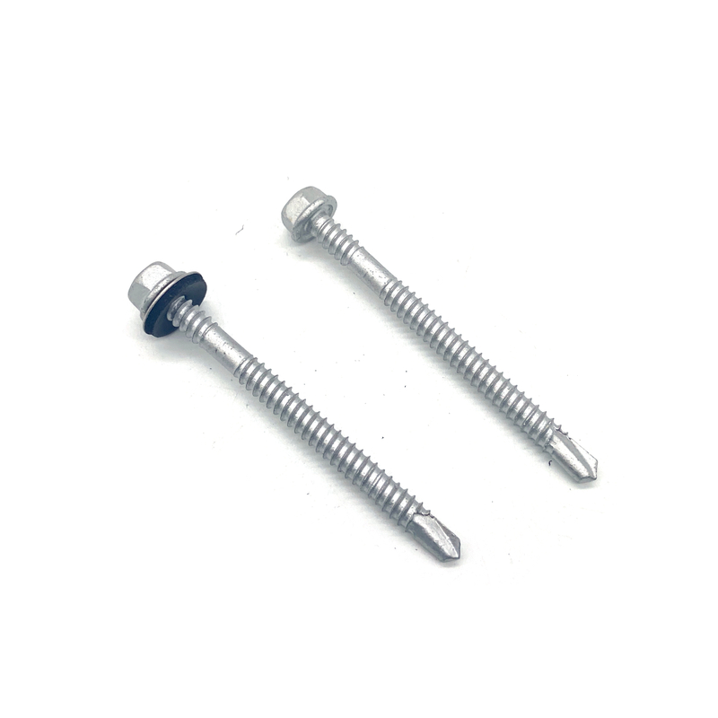 SS316+SCM435 M6 M5.5 Hex Head Composite Self Drilling Bi-Metal Screw