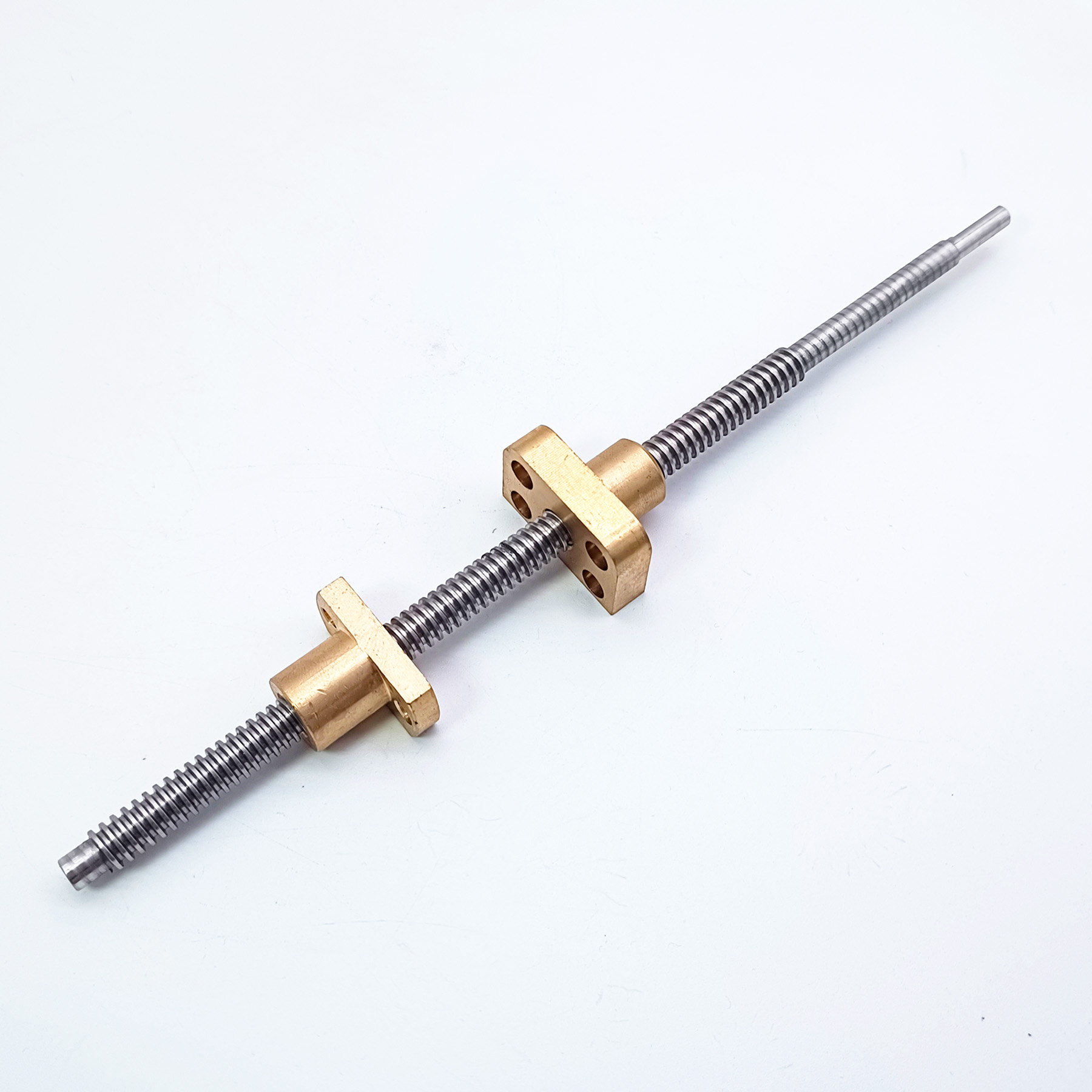 Stainless Steel Adjusted Acem Trapezoidal Thread Rod Shaft With Brass Nut
