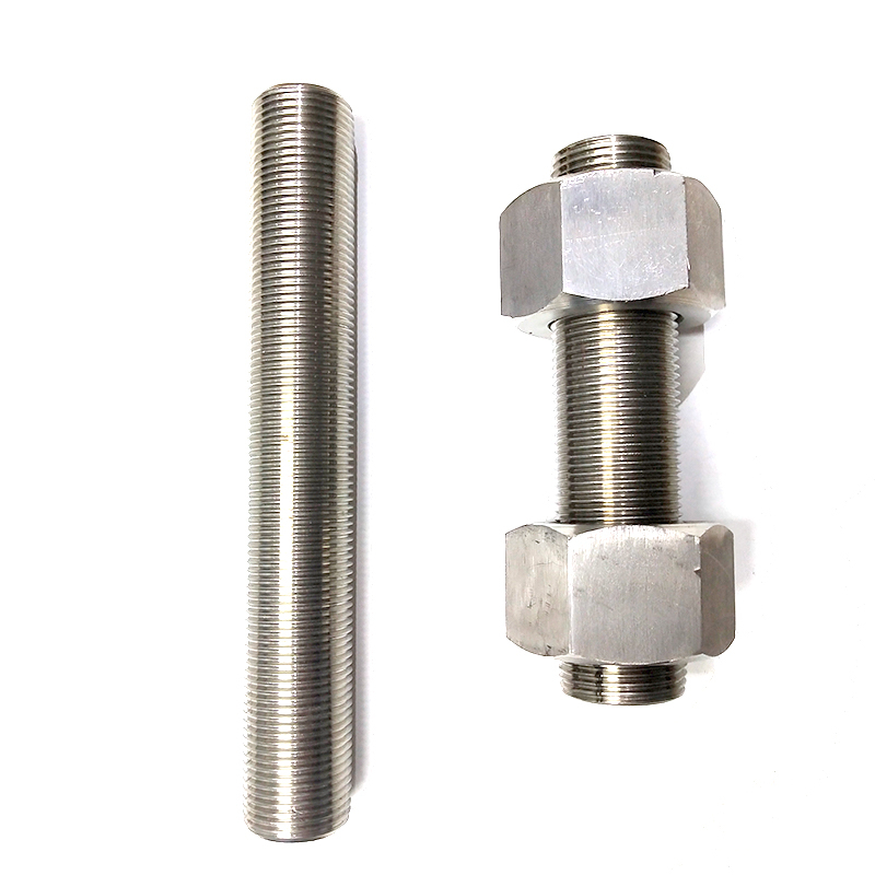 A2 A4 Stainless Steel Heavy Thread Rod with Hex Nuts