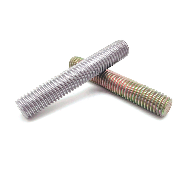 Zinc-nickel Alloy Coating Carbon Threaded Rod Bolts with Nut