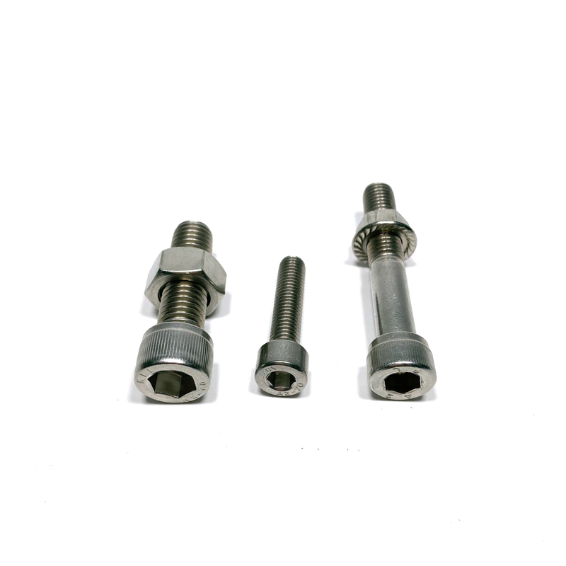 Stainless Steel A2-70 Hex Socket Head Screw DIN912 Bolt with Nut
