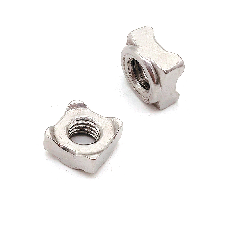 High Quality Custom Stainless Steel DIN928B A2-70 SS304 316 Square Weld Nuts