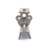 SS304 PV Solar Roof Panel Module Bracket Stainless Steel Clamp
