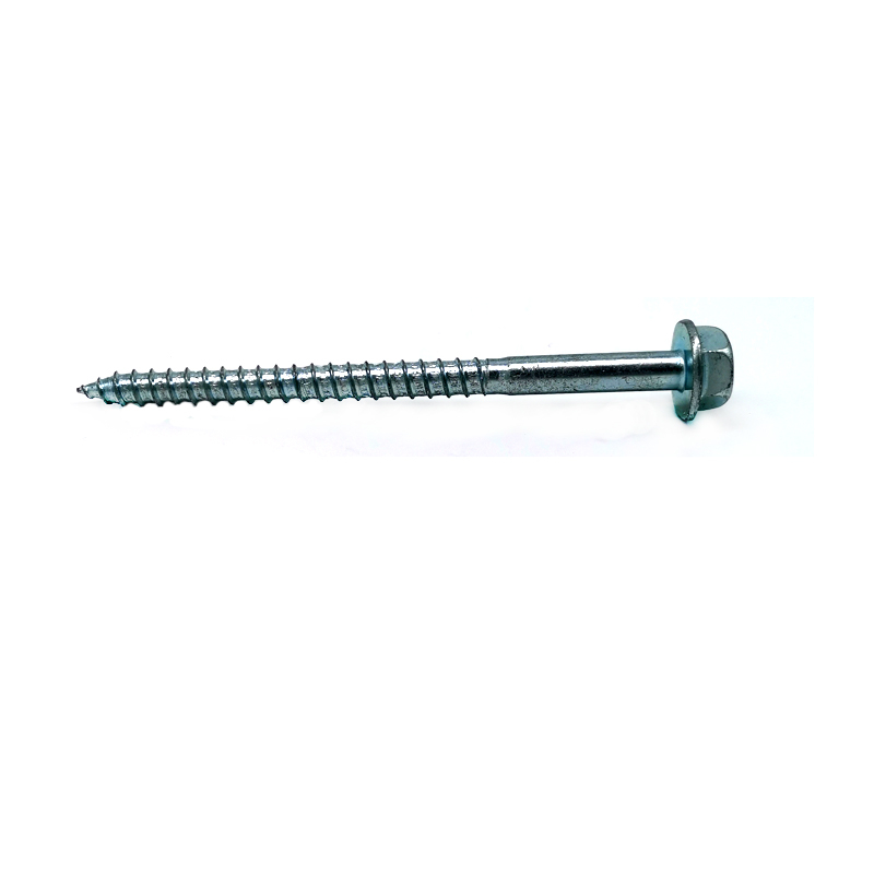 High Quality Galvanized Grade 4.8 Hexagon Flange Head Self Tapping Wood Screw