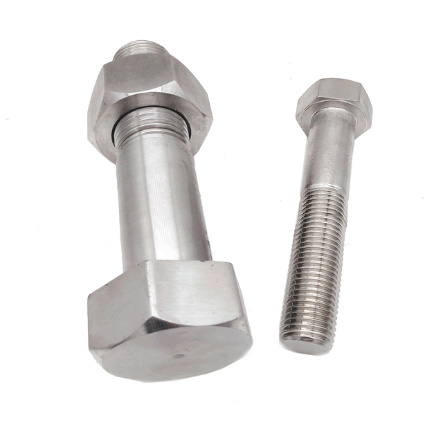 Stainless Steel ANSI/ASME A490M Half-thread Heavy Hexagon Bolt with Nut