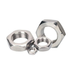 China Manufacturer Stainless Steel A2 A4 DIN936 Hex Thin Nut Lock Nut Customized