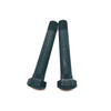 Black Knurled Neck Carbon Steel Half Thread Hexagon Bolts