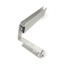 Solar Adjustable Hook And Aluminum Rail Bracket for Solar Panel Metal Roof Mounts