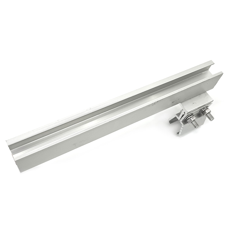Hot Sales Photovoltaic Aluminum H Shape Rail with Klip Lok Clamp for Solar Mount Bracket