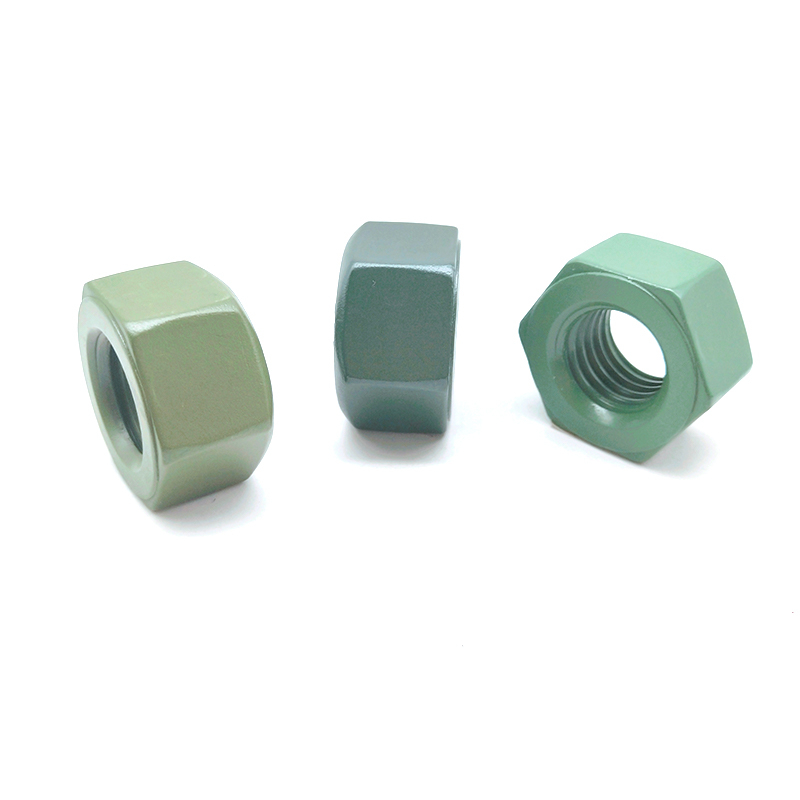 A2-70 A4-80 Stainless Steel 316 304 Green Teflon Hex Nut DIN934 