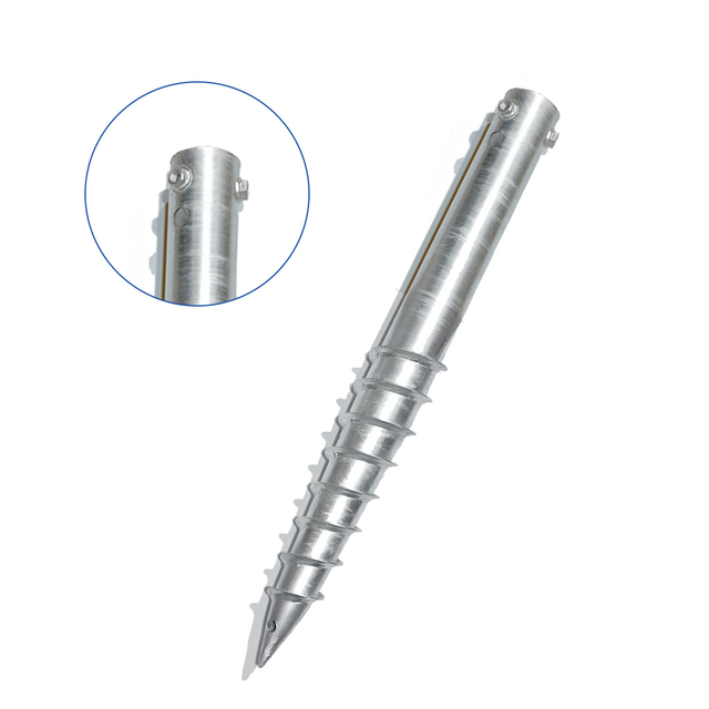 Q235B Q355B HDG N Series Ground Screw Foundation Piles 