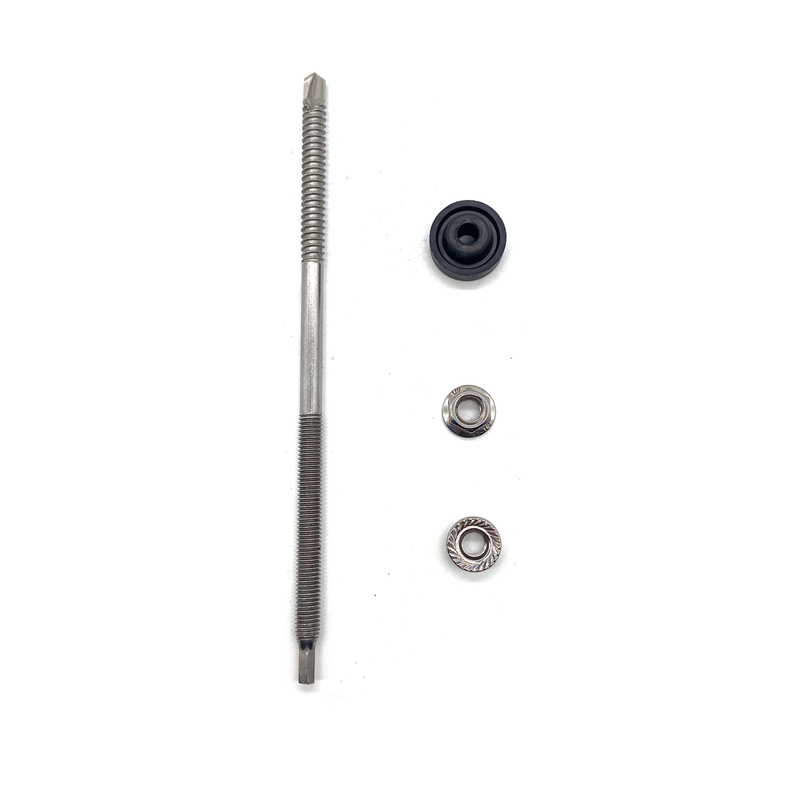 SS304 SS410 Adjustable Dowel Head Screw Hanger Bolt with Self Drilling in Solar Mounting