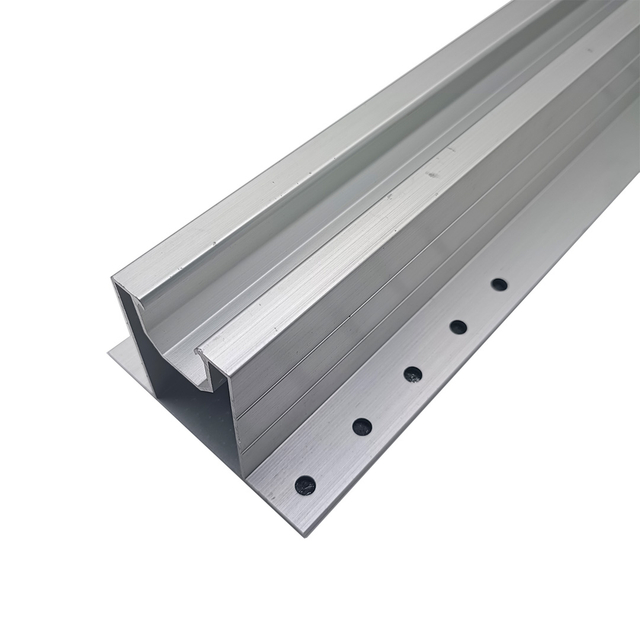 AL6005/AL6063 T Slot Aluminium Extrusion Solar Panel Mounting Rails