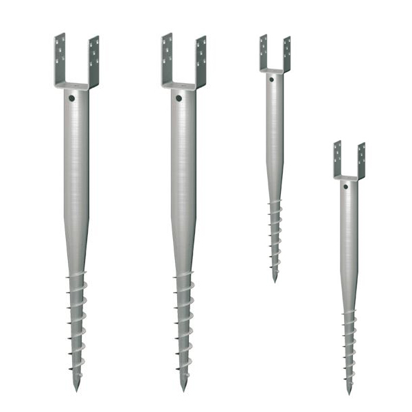 550/730/865mm U-Shaped Series Anchors Ground Piles Screw 