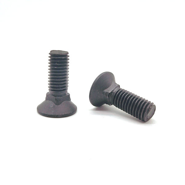 Carbon Steel Black Flat Head Square Neck Galvanized Short Carriage Bolt