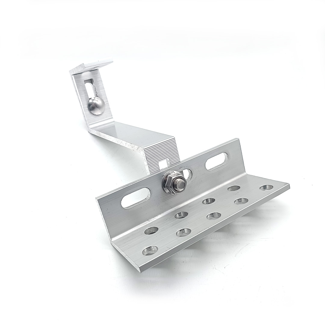 Aluminum Adjustable Solar Tile Roof Hook PV Panel Mounting Bracket Solar Roof Hook Mounting System