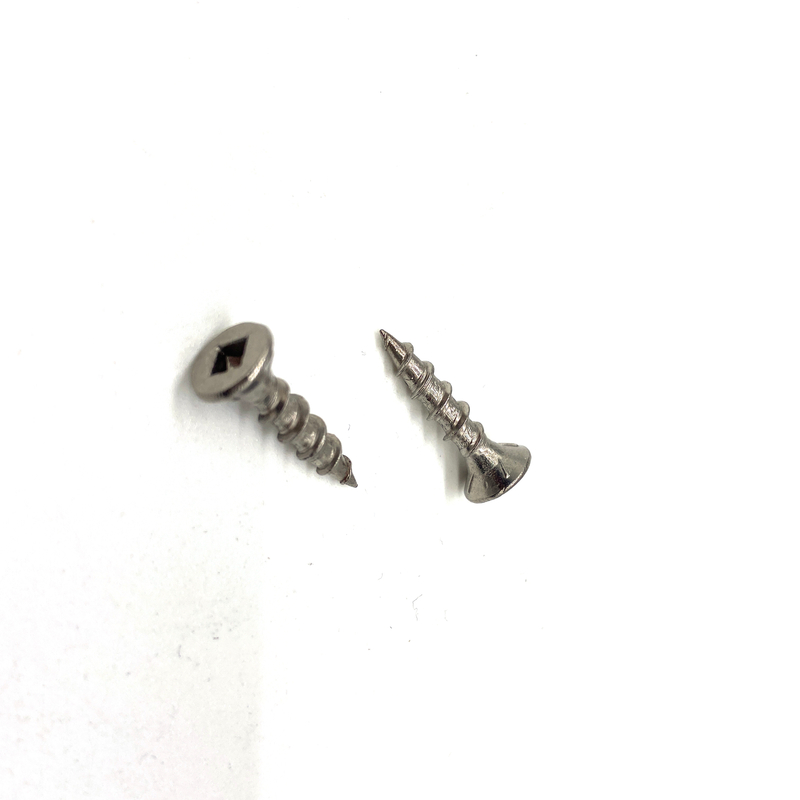 Stainless Steel 304 316 Square-Recessed Flat Countersunk Head Self Tapping Screws