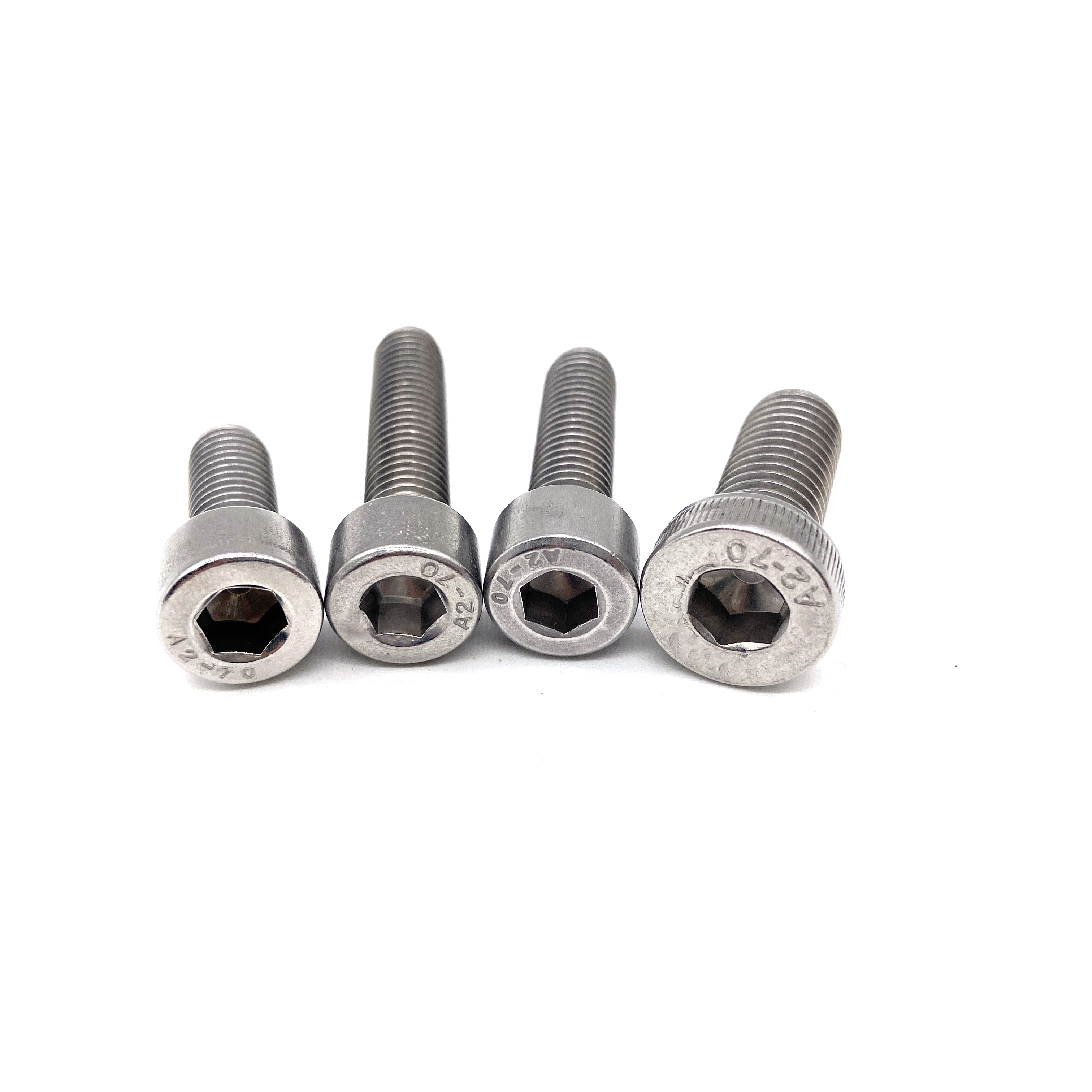  A4-80 A2-70 Stainless Steel 304 316 Socket Head Full Thread Bolts