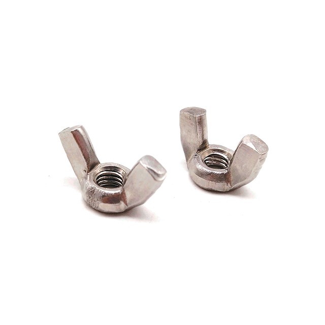 Standard Type DIN314 Stainless Steel Pressing China Factory Wing Nut with Edged Wings