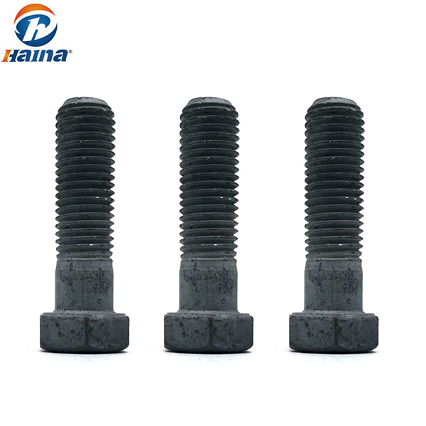 High Tension 4.8/8.8/6.8/10.9/12.9 grade Carbon Steel Hot DIP Galvanized HDG Hex Head Electric Tower Bolts for Foundation Construction